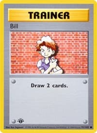 Bill - Base Set (Shadowless) - Pokemon card