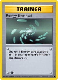 Energy Removal - Base Set (Shadowless) - Pokemon card