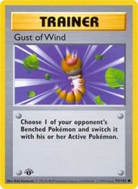 Gust of Wind - Base Set (Shadowless) - Pokemon card