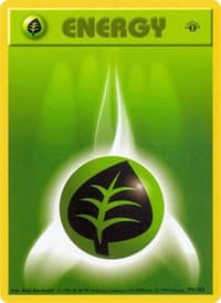 Grass Energy - Base Set (Shadowless) - Pokemon card
