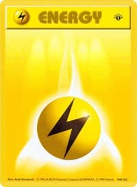 Lightning Energy - Base Set (Shadowless) - Pokemon card