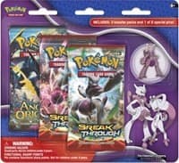 BREAKthrough Three Pack Pin Blisters [Mega Mewtwo X] - XY - BREAKthrough - Pokemon card