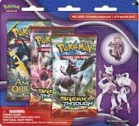 BREAKthrough Three Pack Pin Blisters [Mega Mewtwo Y] - XY - BREAKthrough - Pokemon card