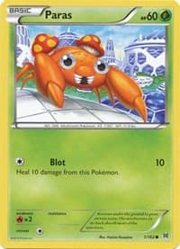 Paras - XY - BREAKthrough - Pokemon card
