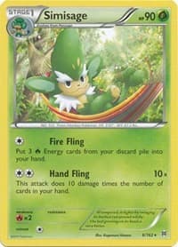 Simisage - XY - BREAKthrough - Pokemon card