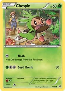 Chespin (7) - XY - BREAKthrough - Pokemon card
