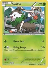 Skiddo - XY - BREAKthrough - Pokemon card