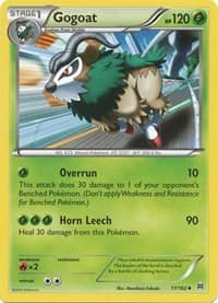 Gogoat - XY - BREAKthrough - Pokemon card