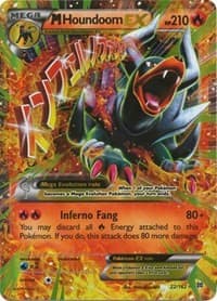 M Houndoom EX - XY - BREAKthrough - Pokemon card
