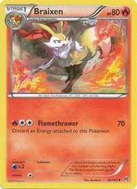 Braixen - XY - BREAKthrough - Pokemon card