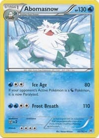 Abomasnow - XY - BREAKthrough - Pokemon card