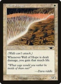 Wall of Hope - Legions - Magic: The Gathering card