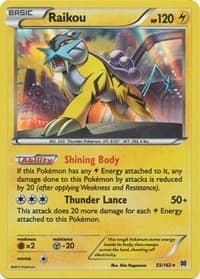 Raikou - XY - BREAKthrough - Pokemon card