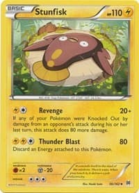 Stunfisk - XY - BREAKthrough - Pokemon card