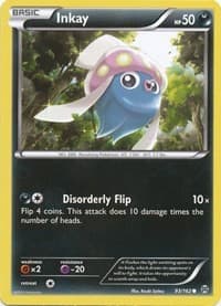 Inkay - XY - BREAKthrough - Pokemon card