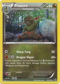 Fraxure - XY - BREAKthrough - Pokemon card
