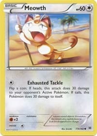 Meowth - XY - BREAKthrough - Pokemon card