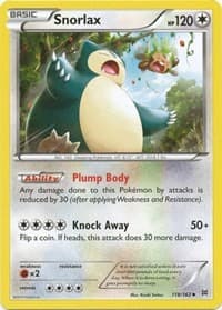Snorlax - XY - BREAKthrough - Pokemon card