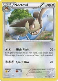 Noctowl - XY - BREAKthrough - Pokemon card