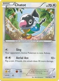 Chatot - XY - BREAKthrough - Pokemon card