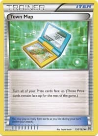 Town Map - XY - BREAKthrough - Pokemon card