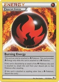 Burning Energy - XY - BREAKthrough - Pokemon card
