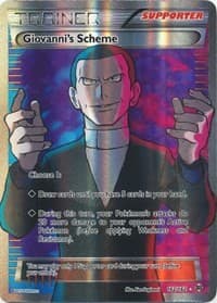 Giovanni's Scheme (Full Art) - XY - BREAKthrough - Pokemon card
