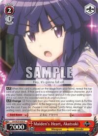 Maiden's Heart, Akatsuki - LOG HORIZON - Weiss Schwarz card
