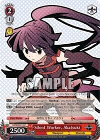 Silent Worker, Akatsuki - LOG HORIZON - Weiss Schwarz card