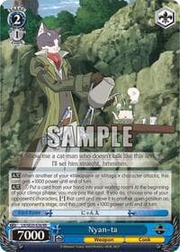 Nyan-ta - LOG HORIZON - Weiss Schwarz card