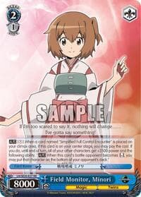 Field Monitor, Minori - LOG HORIZON - Weiss Schwarz card