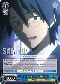 Waltz for Two, Shiroe - LOG HORIZON - Weiss Schwarz card