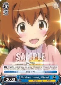 Maiden's Heart, Minori - LOG HORIZON - Weiss Schwarz card