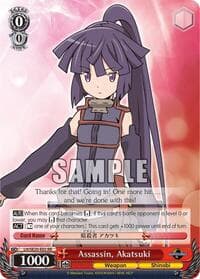 Assassin, Akatsuki (Alternate Art Foil) - LOG HORIZON - Weiss Schwarz card