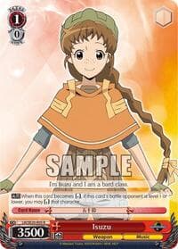 Isuzu (Alternate Foil) - LOG HORIZON - Weiss Schwarz card