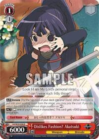Dislikes Fashion? Akatsuki (Alternate Foil) - LOG HORIZON - Weiss Schwarz card
