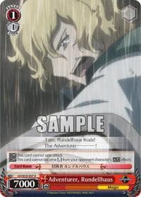 Adventurer, Rundellhaus (Alternate Art Foil) - LOG HORIZON - Weiss Schwarz card
