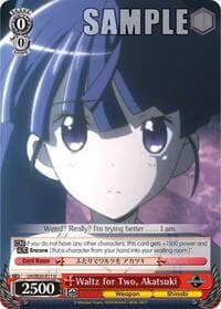 Waltz for Two, Akatsuki (Alternate Art Foil) - LOG HORIZON - Weiss Schwarz card