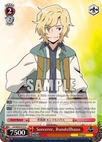 Sorcerer, Rundellhaus (Alternate Foil) - LOG HORIZON - Weiss Schwarz card