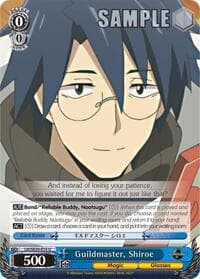 Guildmaster, Shiroe (Alternate Foil) - LOG HORIZON - Weiss Schwarz card