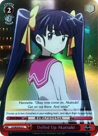 Dolled Up Akatsuki (Alternate Art Foil) - LOG HORIZON - Weiss Schwarz card