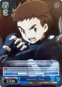 Samurai, Toya (Alternate Art Foil) - LOG HORIZON - Weiss Schwarz card