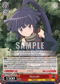 Akatsuki - LOG HORIZON - Weiss Schwarz card