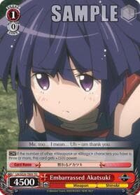 Embarassed Akatsuki - LOG HORIZON - Weiss Schwarz card