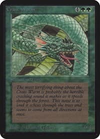 Craw Wurm - Alpha Edition - Magic: The Gathering card
