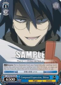 Composed Expression, Shiroe - LOG HORIZON - Weiss Schwarz card