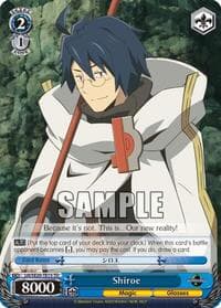 Shiroe - LOG HORIZON - Weiss Schwarz card