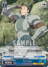 Naotsugu - LOG HORIZON - Weiss Schwarz card