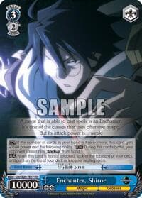 Enchanter, Shiroe - LOG HORIZON - Weiss Schwarz card