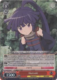 Akatsuki (RRR) - LOG HORIZON - Weiss Schwarz card